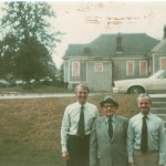 Left to right: Art Barry III, Chuck Stroud – Contractor, Guy Eberhardt, Buster Barry at open house.