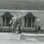 Guy Eberhardt and Buster Barry at 1125 Walnut Street, the new office at that time